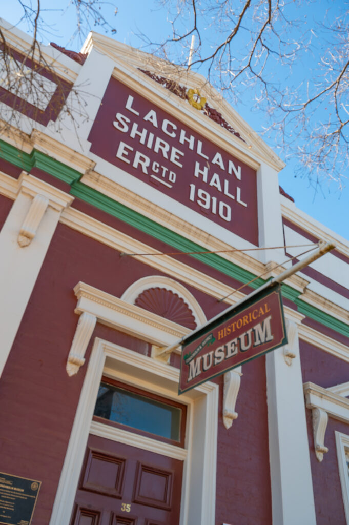 Lachlan shire hall historical museum condobolin