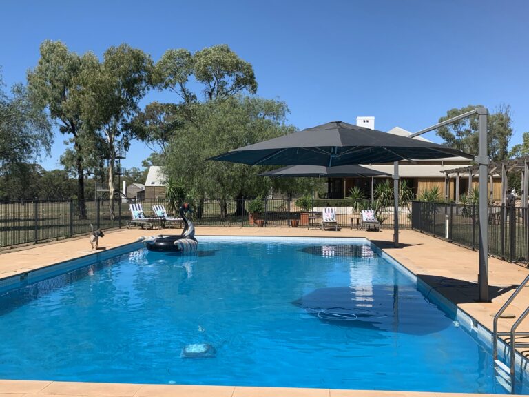large swimming pool for use by all guests