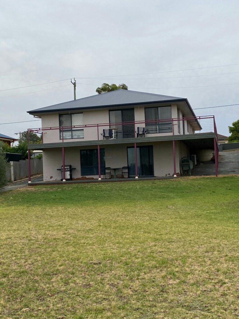 House view from lake