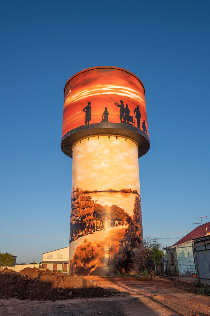Water Tower Art - Lake Cargelligo