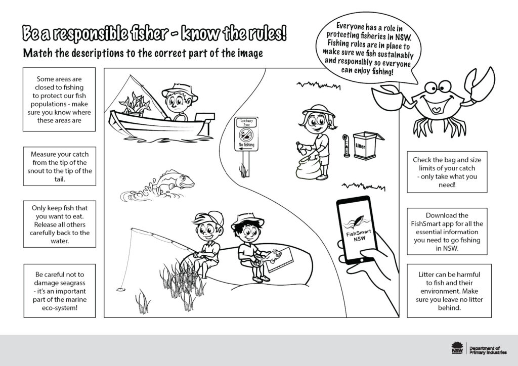 fishing downloads kids activity sheets