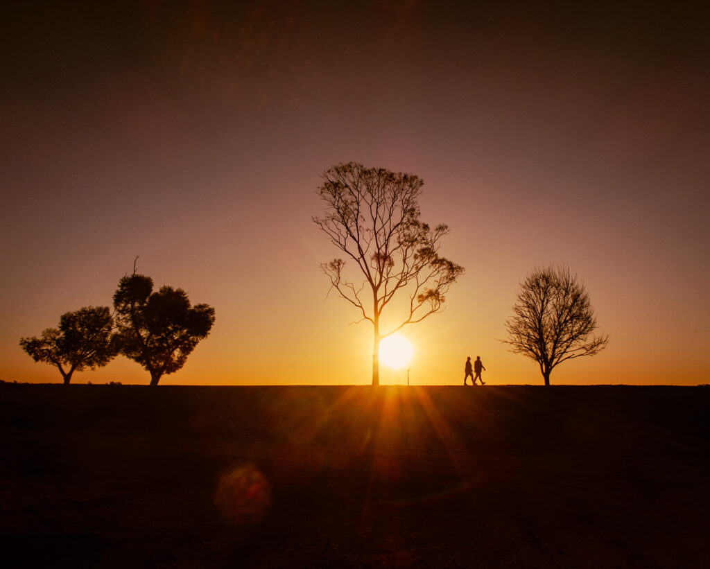 Sunset gum bend lake
