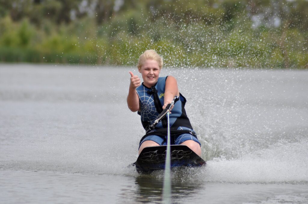 Wakeboarding at Gum Bend Lake