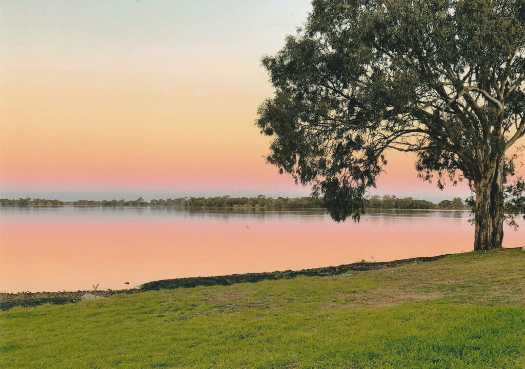 Lake Foreshore Walk at sunset