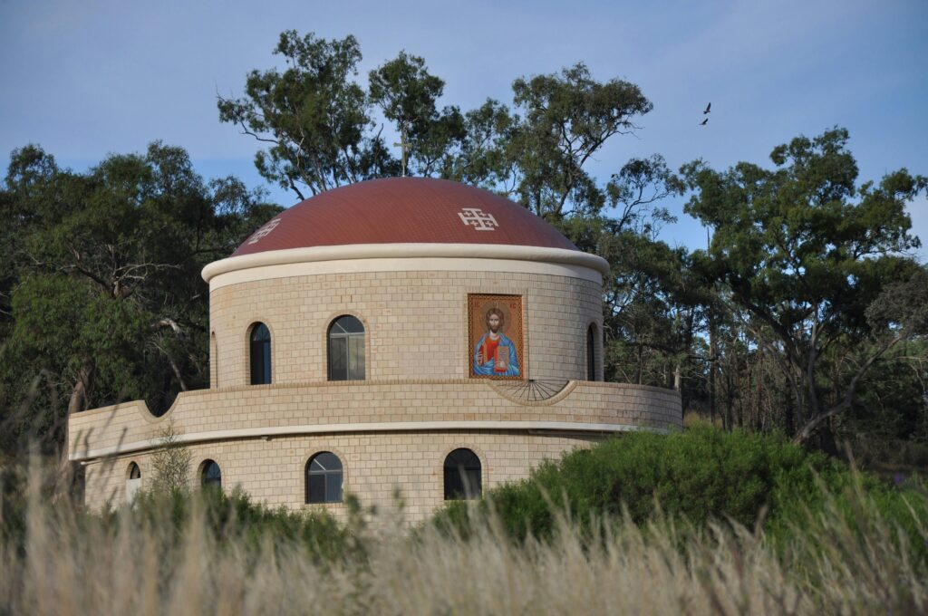 Outside the Chapel