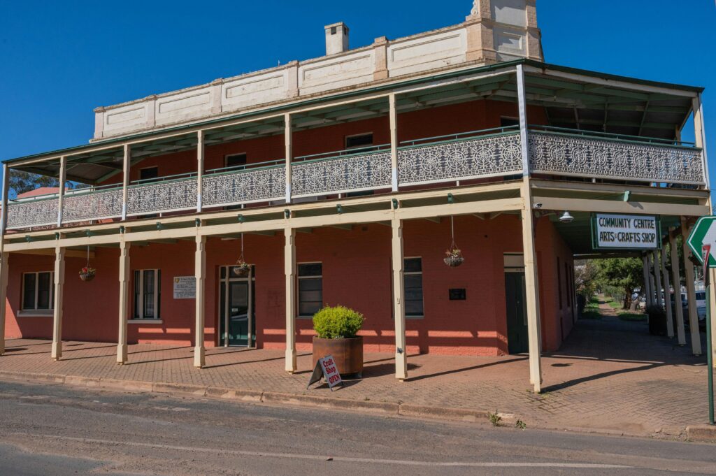 Outside of building
